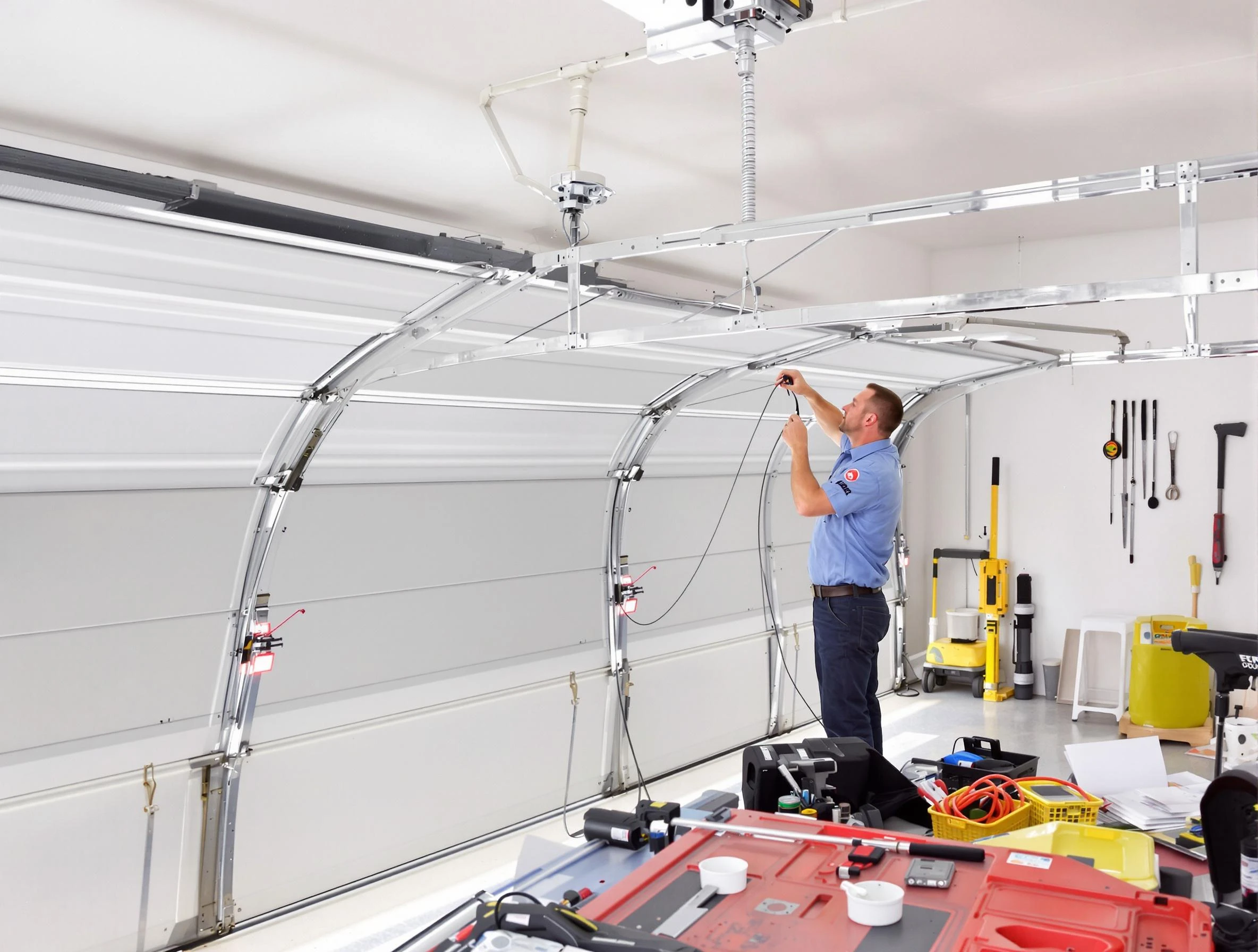 Garage door cable repair service by El Mirage Garage Door Repair in El Mirage